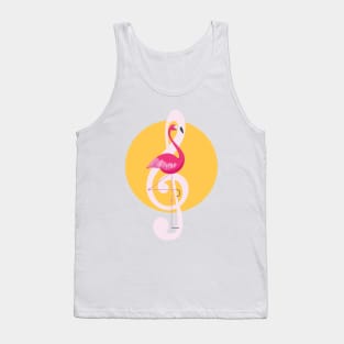 Musical Flamingo Tank Top